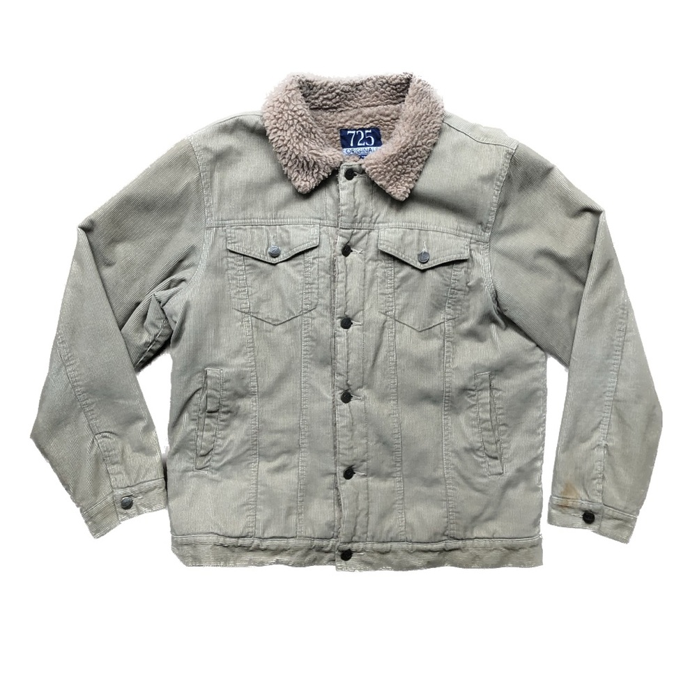 Vintage 90’s Beige 725 Original Sherpa Button-up Jacket